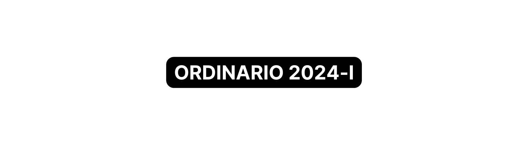 ORDINARIO 2024 I